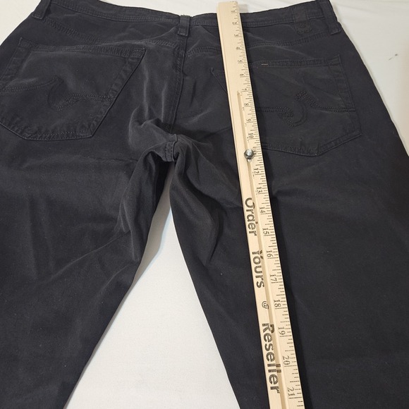 AG Adriano Goldschmied Jeans Mens 33x34 The Protege Straight Leg Black - Picture 10 of 10